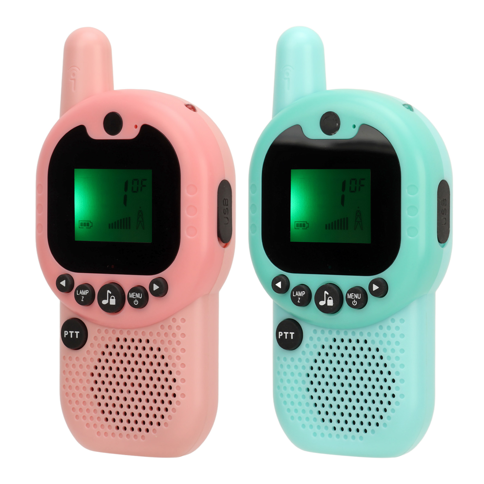 2er-pack Walkie-talkies Für Kinder Und Erwachsene Mit Großer Reichweite, Wiederaufladbar, Tragbar, 2-wege-funkgerät Für Camping Und Spiele