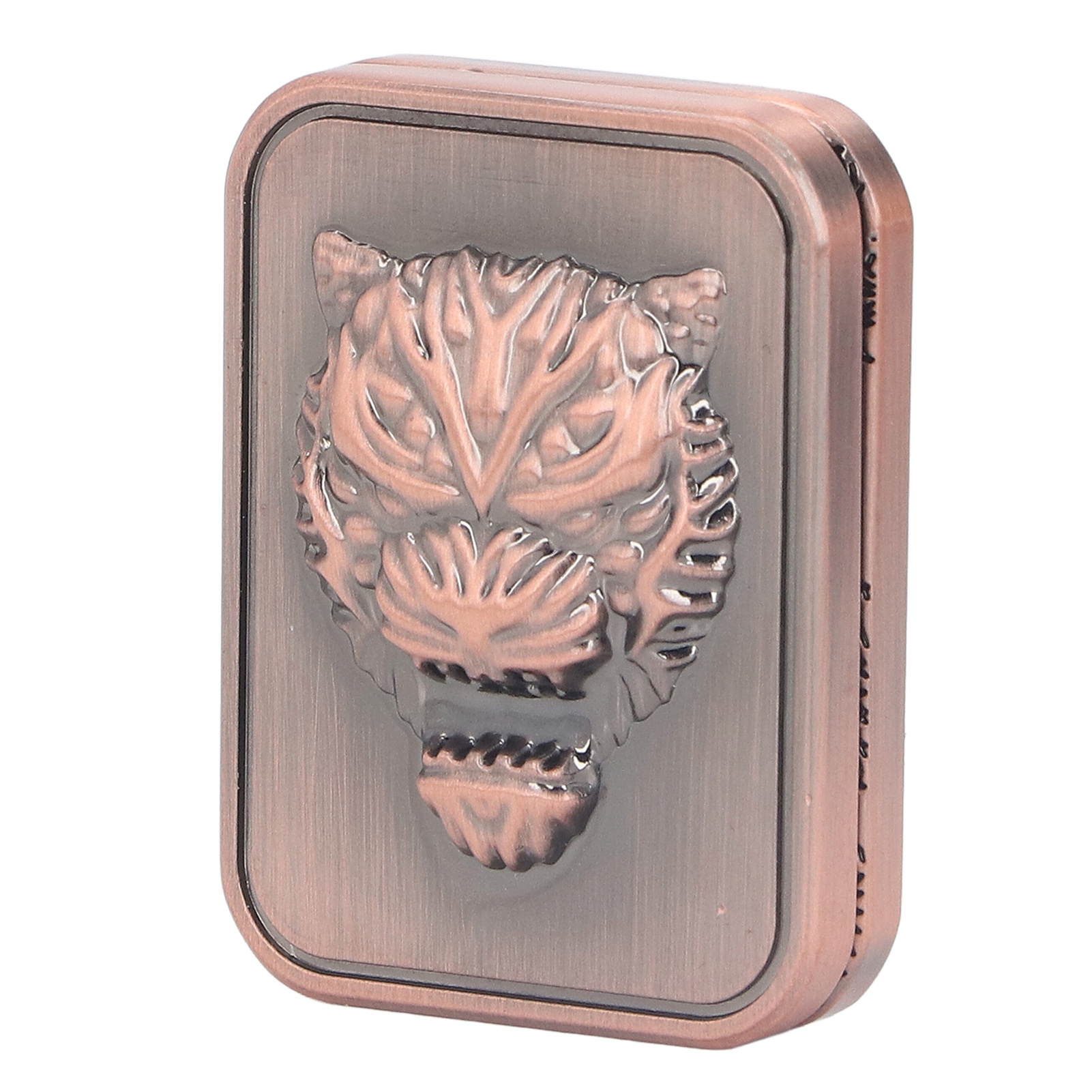 Magnetischer Totenkopf Aus Metall Mit Schiebemechanismus, Tragbar, Graviert, Klick-stressabbau-spielzeug Fürs Büro, Lila-bronze