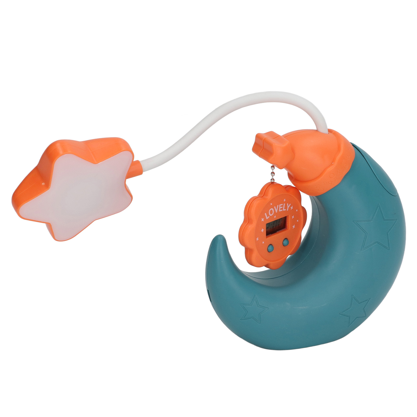 Stifthalter-schreibtischlampe Mit Usb-ladefunktion, Augenschutz, Cartoon-led-tischleuchte Mit Spiegel Und Elektronischer Uhr Für Kinder, Grün