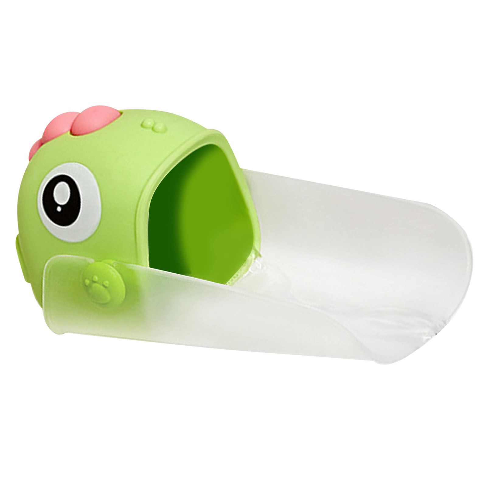 Kinder-wasserhahnverlängerung, Sicherer Und Lustiger Dinosaurier-form-auslauf Für Waschbecken Und Badewanne, 13,5 Cm, Grün
