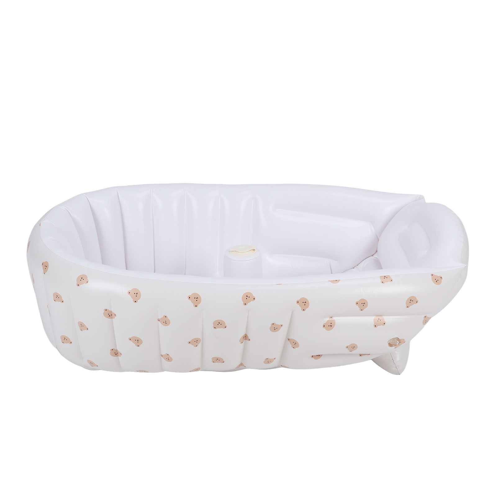 Aufblasbare Babybadewanne, Faltbare Kleinkindbadewanne, Tragbarer Babyduschsitz Mit Eingebauter Luftpumpe Typ C
