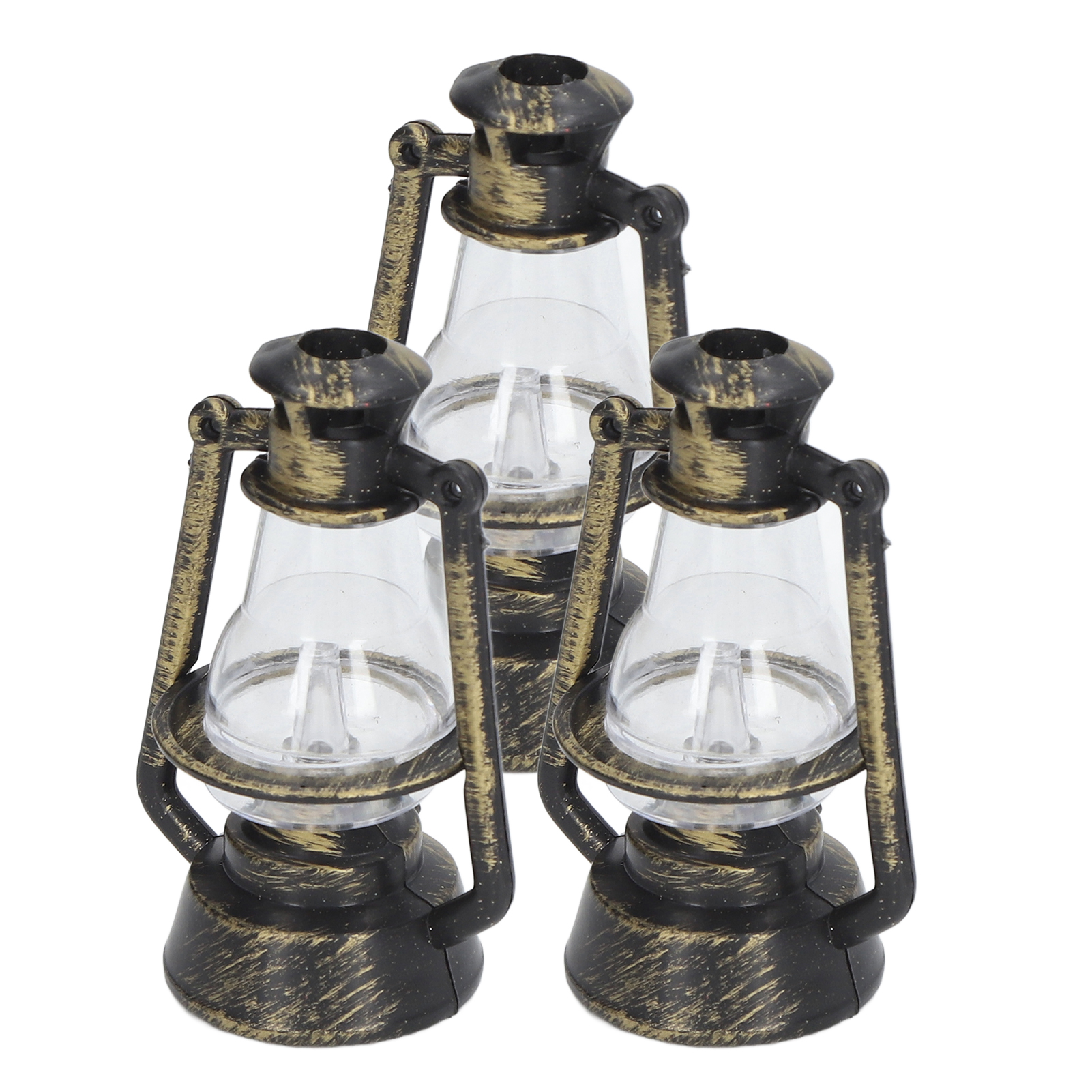 3er-set Puppenhaus-petroleumlampen Im Retro-stil Zum Selberbauen, Beleuchtete Miniatur-petroleumlampen Für Puppenhäuser Im Maßstab 1:12 Und 1:6 Zur Dekoration