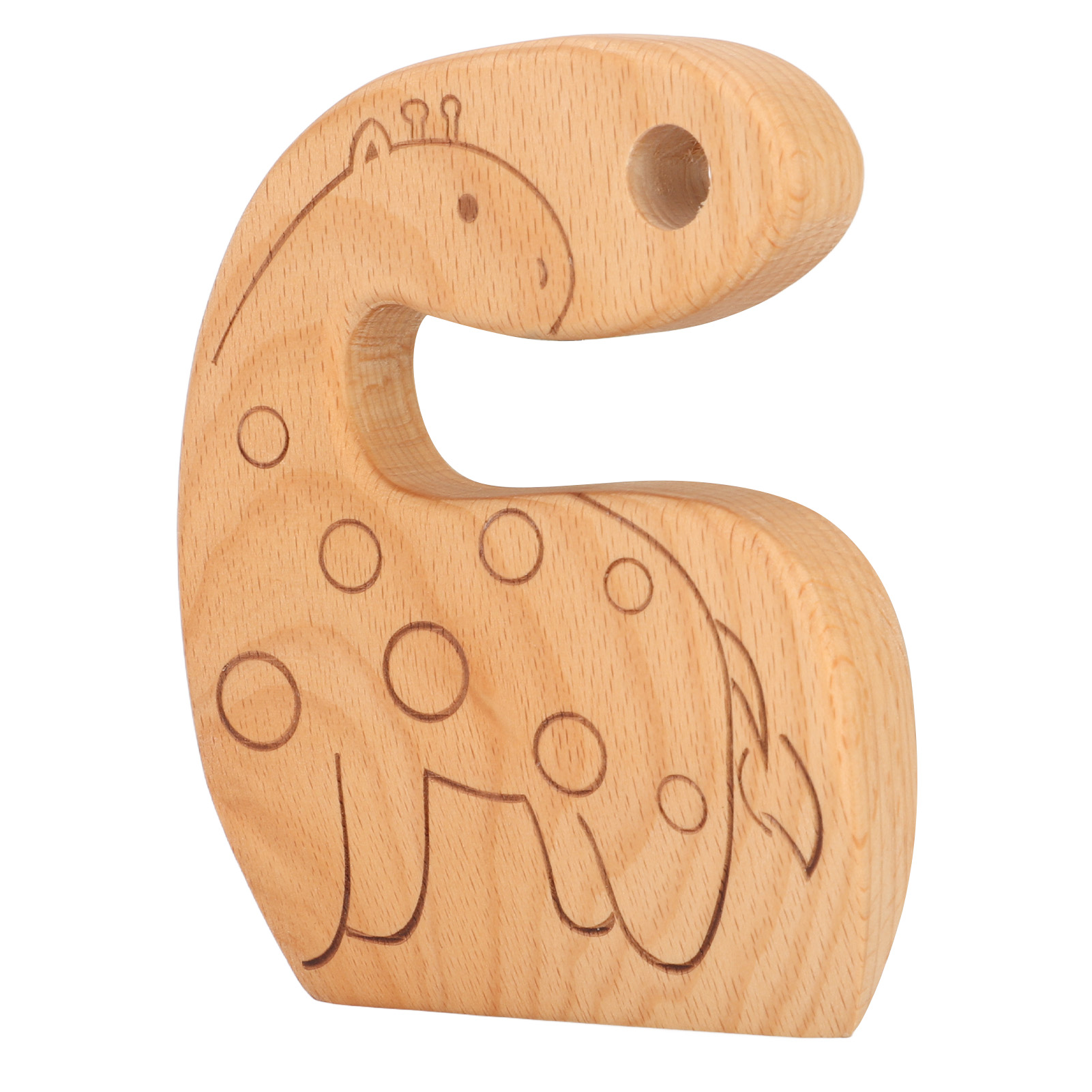 Sicherer Holzschneider Für Obst Und Gemüse Mit Giraffenmuster, Kinderküchenmesser, Küchenhelfer Zum Kochen