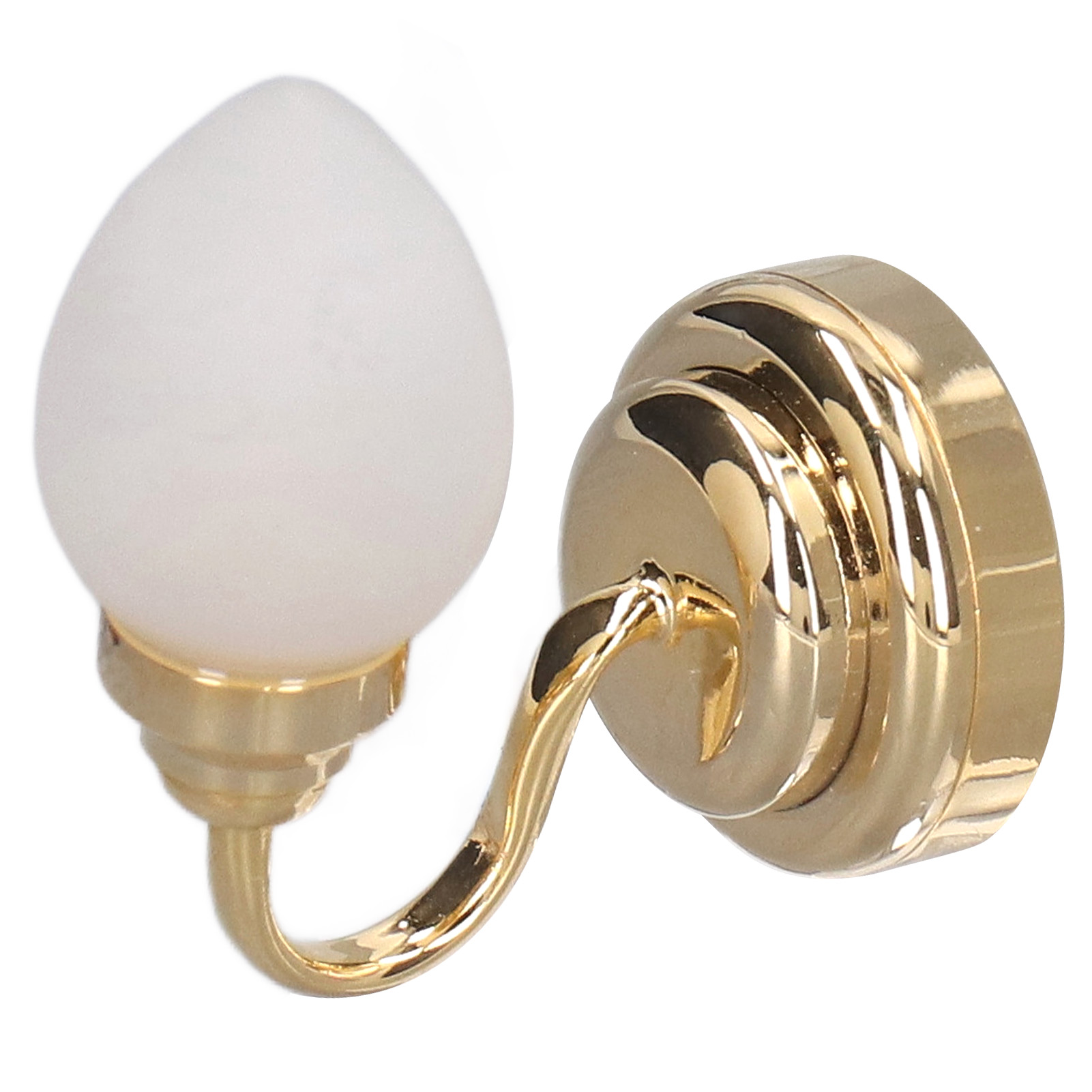 Mini-wandlampe Mit Matter Glasabdeckung, Puppenhaus-wandlampe, Dekoration, Diy-miniaturspielzeug Für Puppenhäuser Im Maßstab 1:12