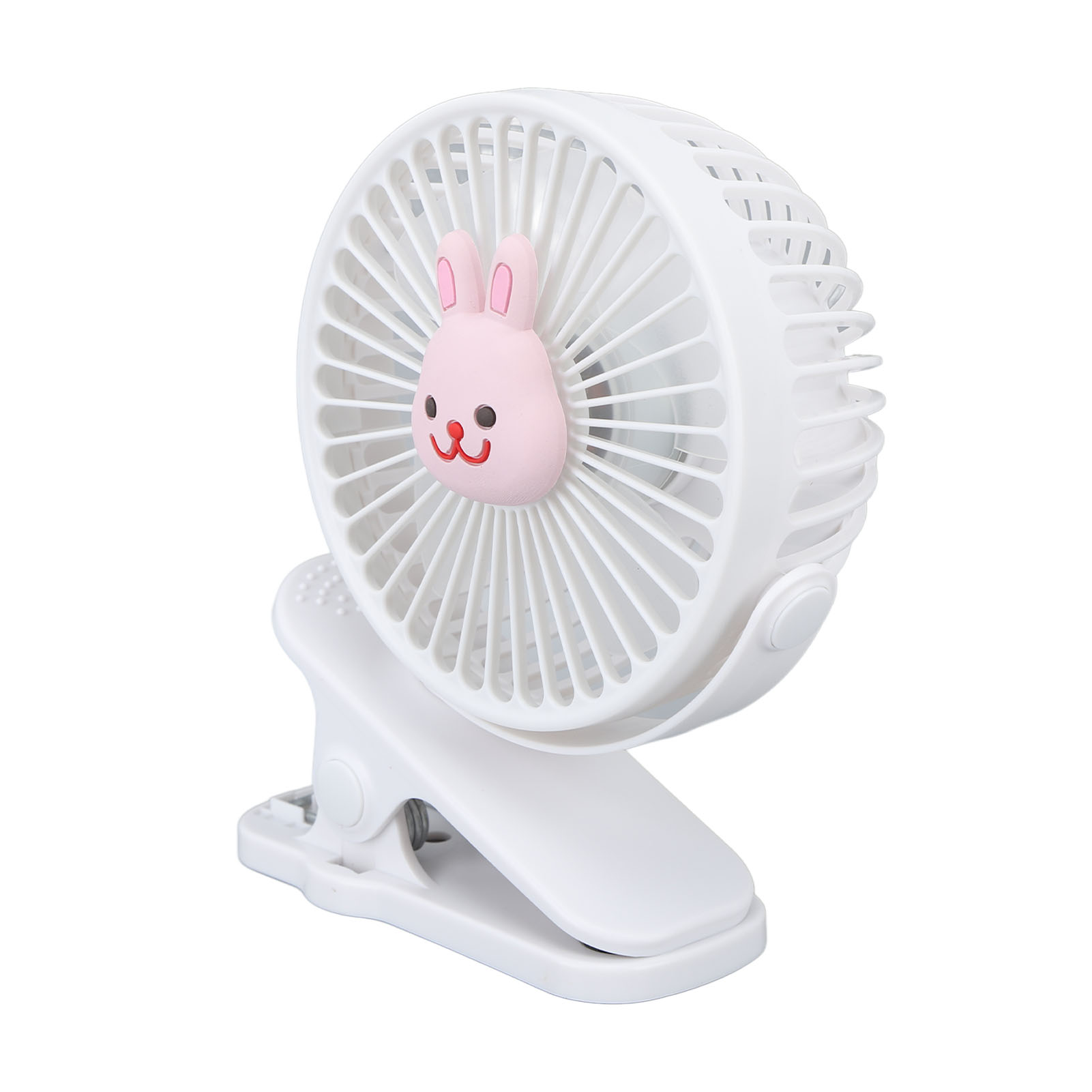 Kinderwagen-ventilatorclip, Usb-anschluss, Cartoon-design, 3 Geschwindigkeitsstufen, Tragbar, Modisch, Verstellbar, Typ 1
