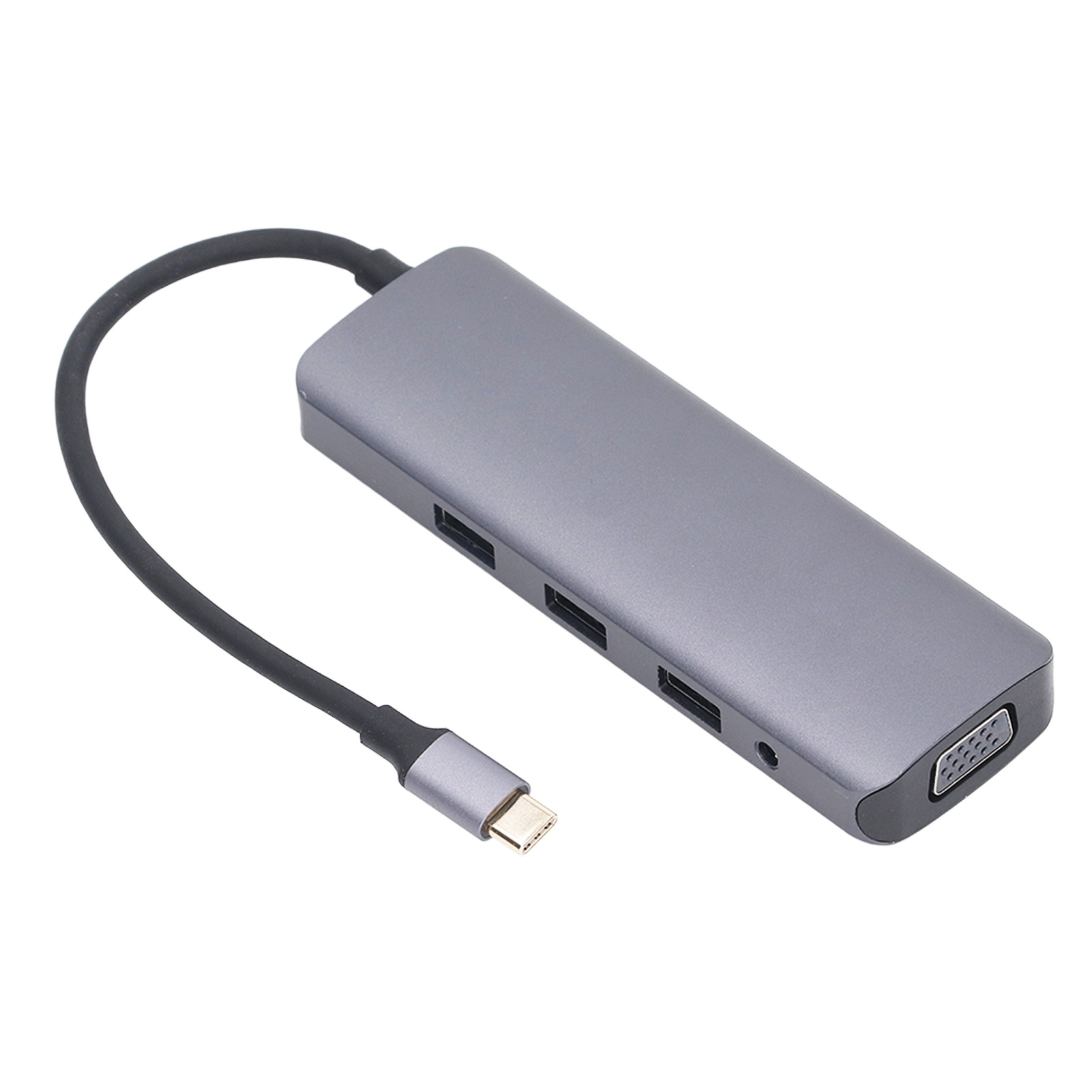 Dockingstation 9 In 1 Aluminiumlegierung Usb Typ C Hub Dual Monitor Dockingadapter 9 In 1