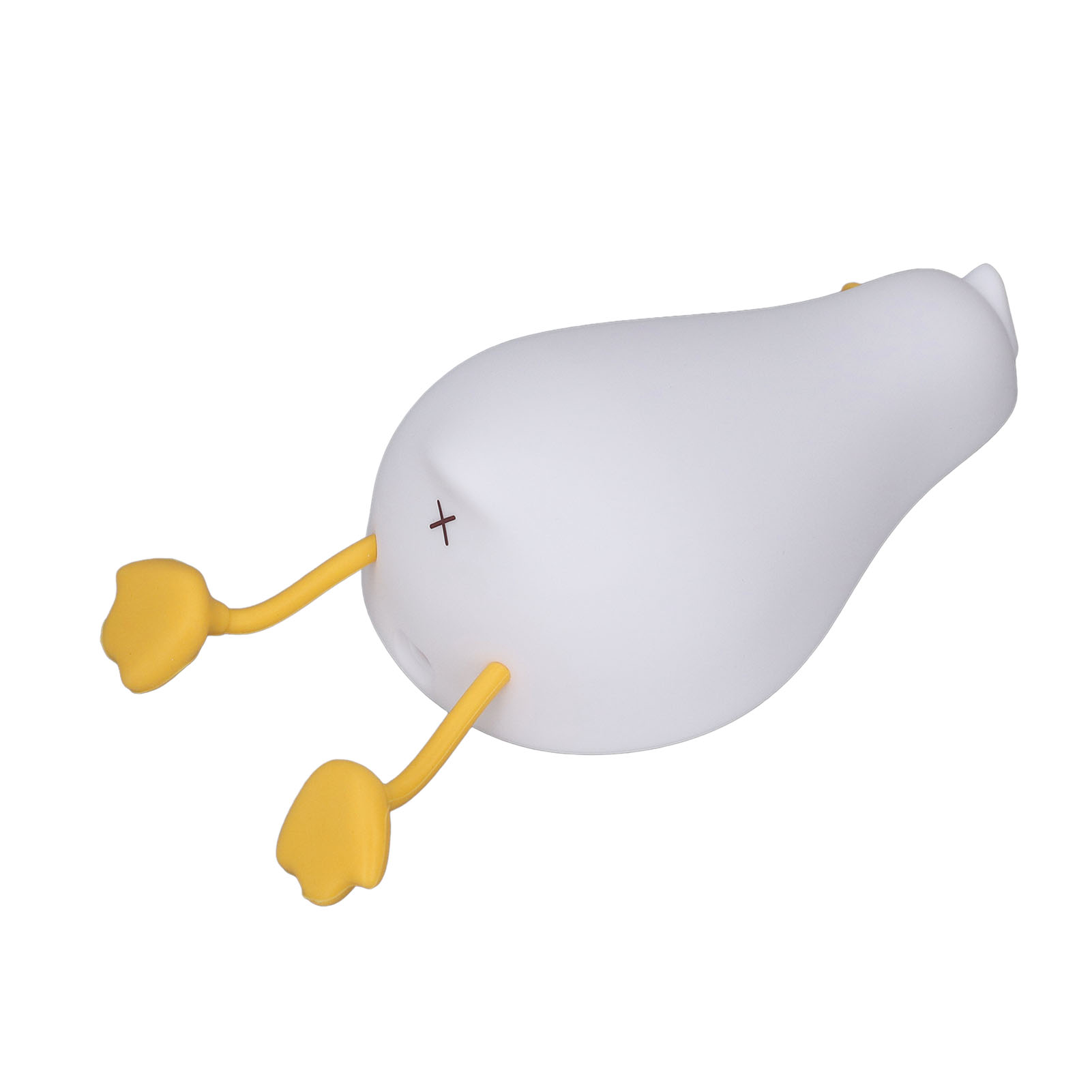Led-nachtlicht In Niedlicher Entenform Aus Weichem Silikon, Sanfte Beleuchtung, Usb-aufladbar