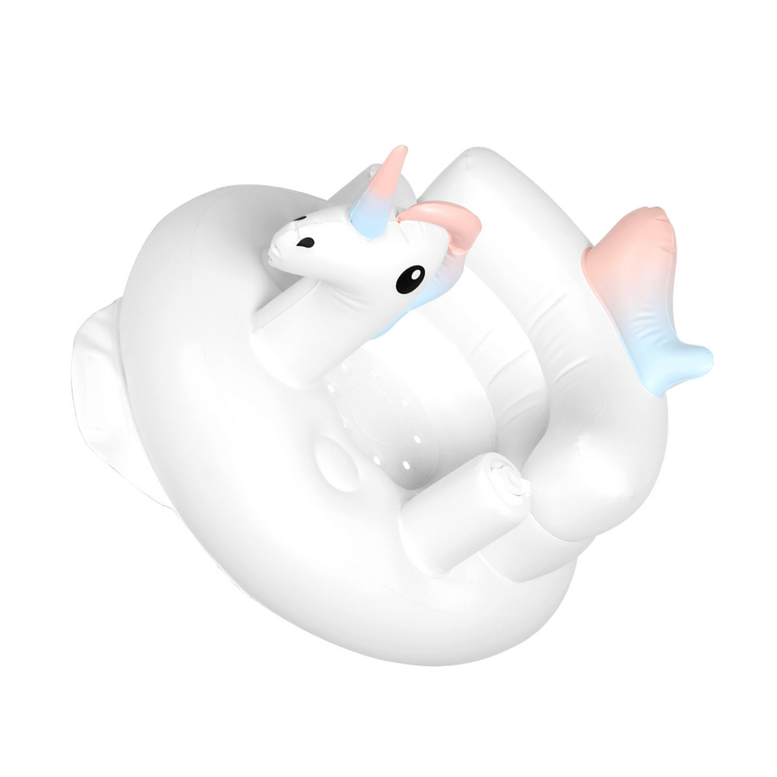 Aufblasbarer Babystuhl Mit Niedlichem Tiermuster, Großer Standfuß, Weiches Und Bequemes Pvc.