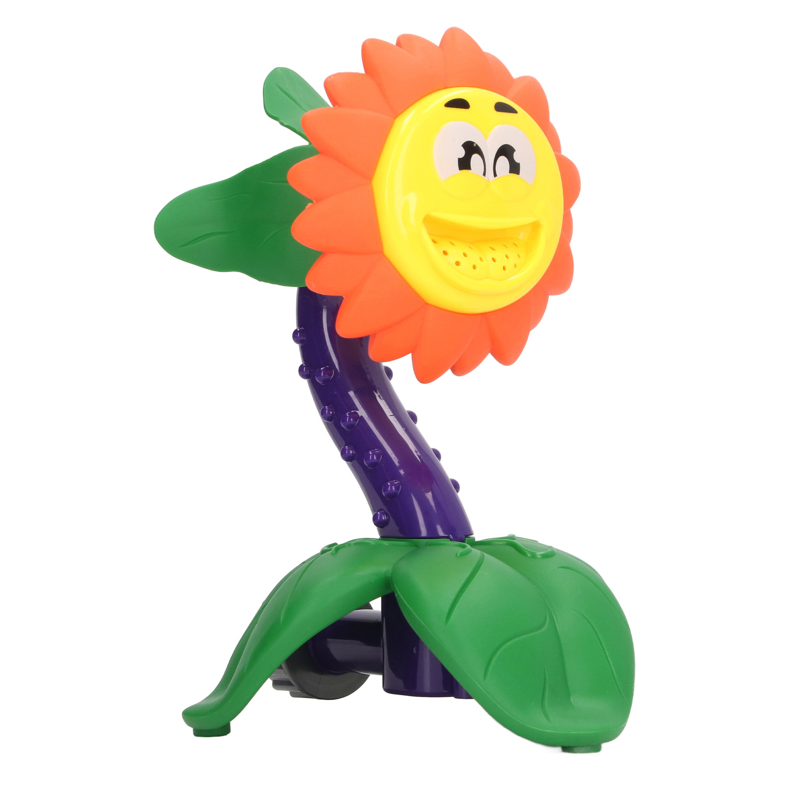 Sonnenblumenförmiges Wassersprinkler-spielzeug Für Den Garten – Ein Rotierendes, Niedliches Spritzspielzeug Für Kinder.