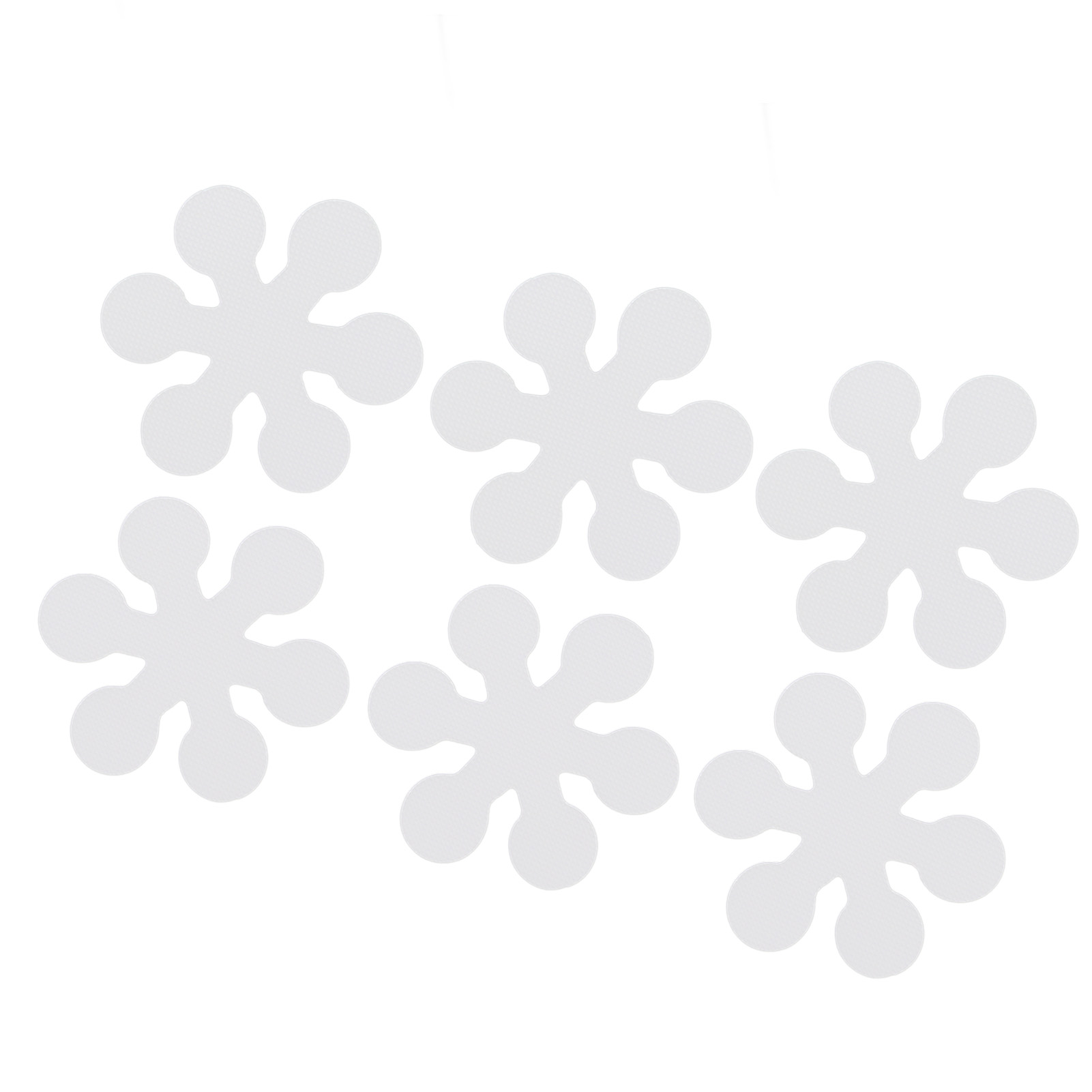 20 Stück Badewannenaufkleber, Transparent, Schneeblumenförmig, Rutschfest, Selbstklebend, Für Badezimmer Und Pool