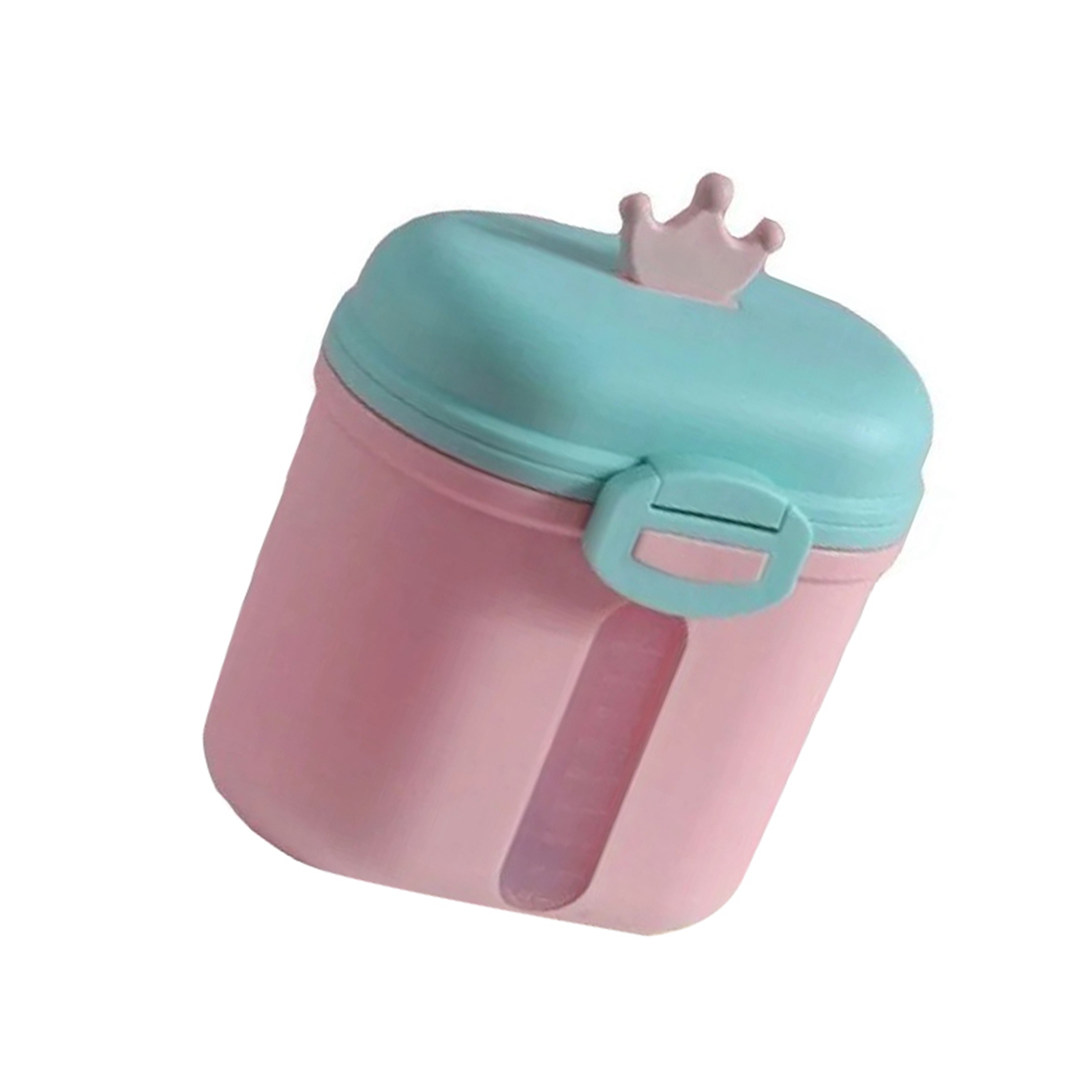 Tragbare Aufbewahrungsbox Für Säuglingsmilchpulver Mit Großem Fassungsvermögen, Inklusive Löffel Für Babys, Rosa