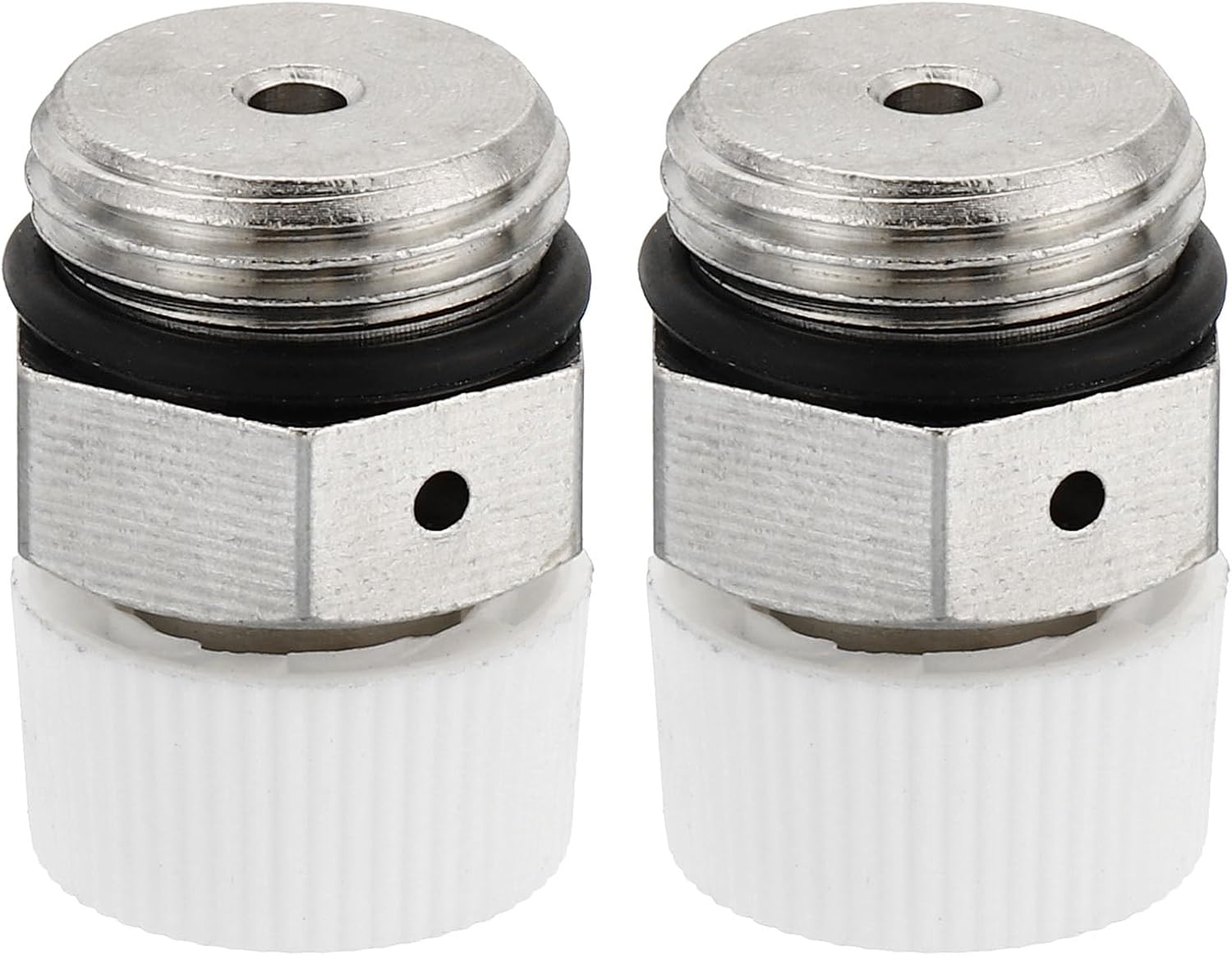 Manuelles Entlüftungsventil Mit Außengewinde Für Heizkörper, 2er-pack, 3/8", Schlüssellos, Für Heizkörper, Silber.