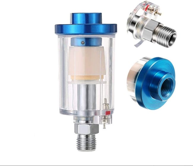 Mini-inline-luftfilter, Wasser-öl-abscheider, Druckregler, Geeignet Für Farbpistolen Und Druckluftwerkzeuge