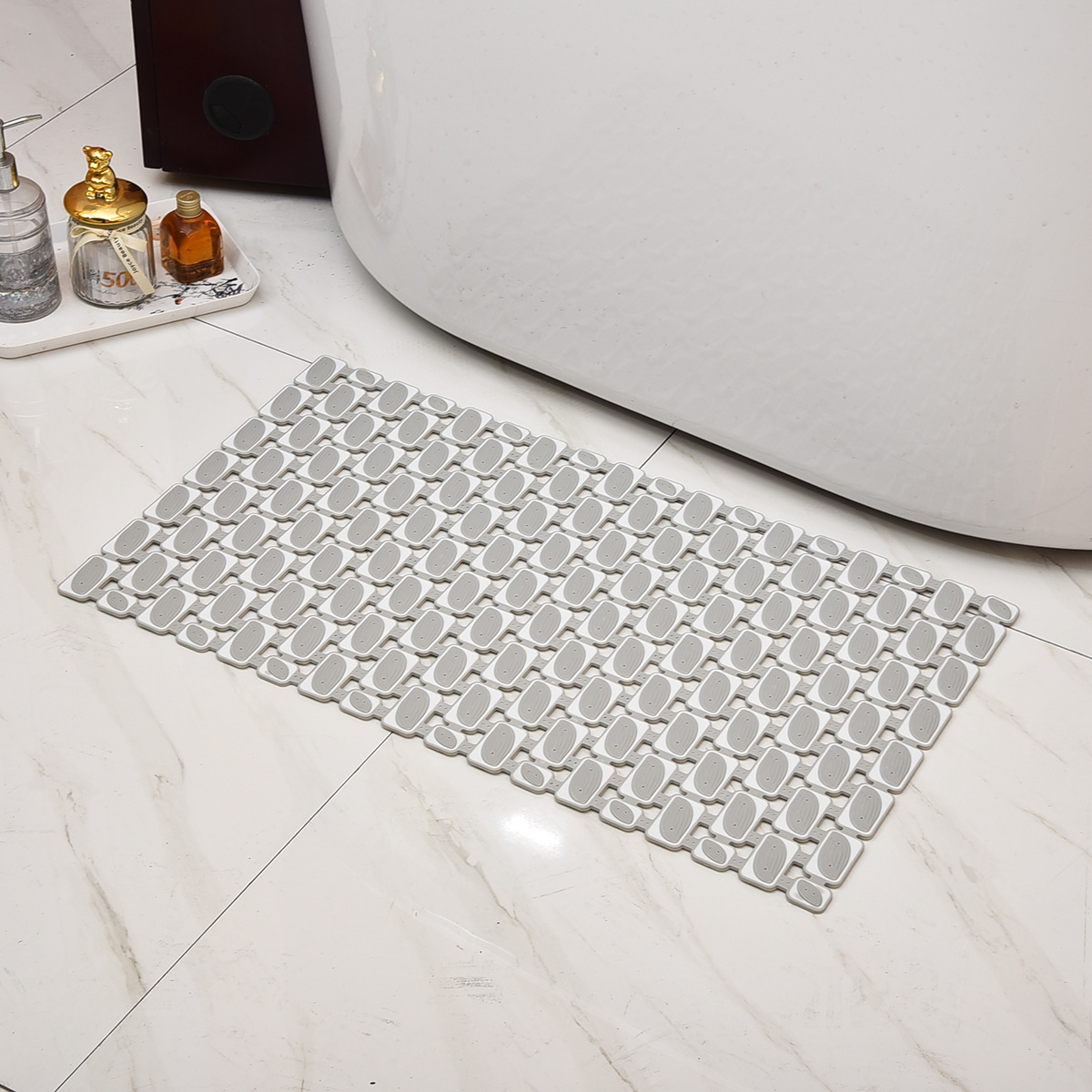Große, Rutschfeste Und Schimmelresistente Duschmatte, Geeignet Für Senioren – 40 X 70 Cm – Duschmatte Für Den Innenbereich