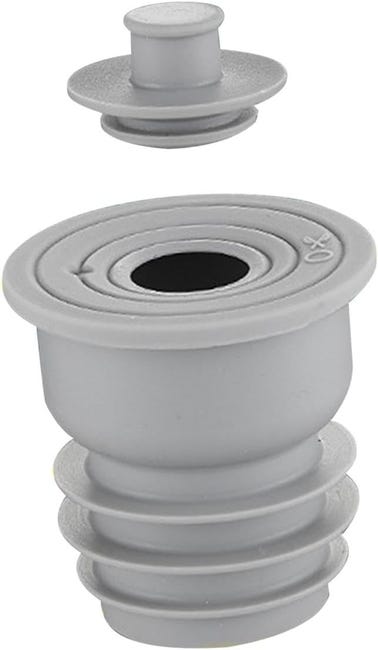 Dichtungsring Für Küchen- Und Badezimmerabflussrohre, Geruchsdichter Verschlussstopfen, 35-40 Mm, Grau.