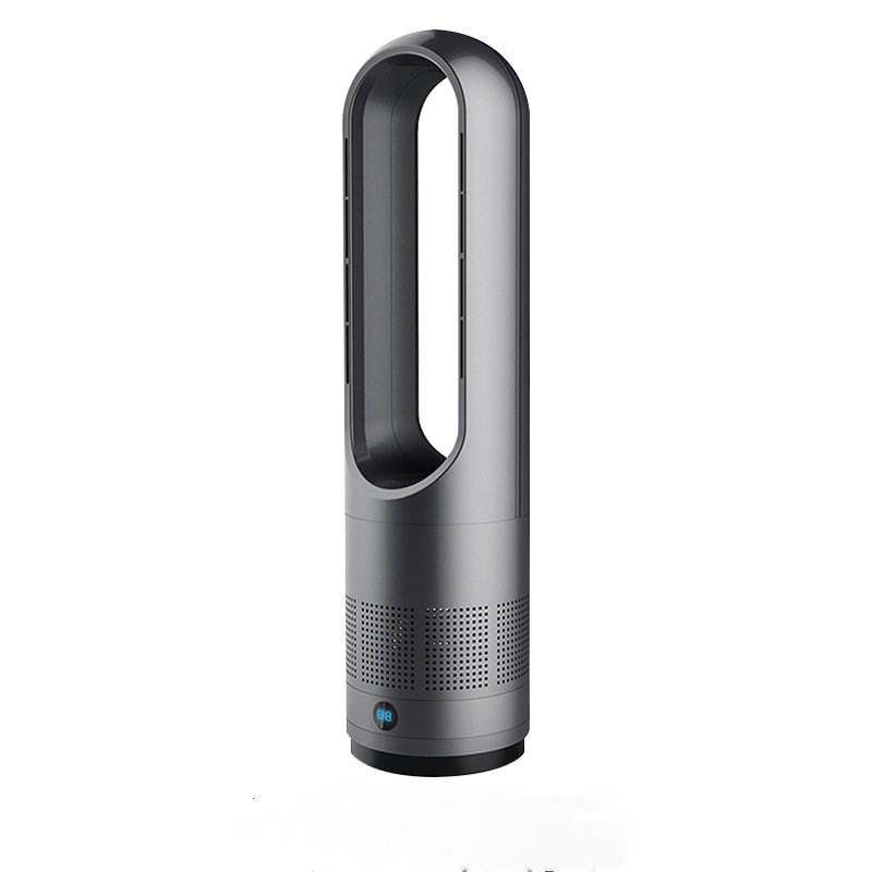 18-zoll-heizlüfter Ohne Rotorblätter Mit Heizfunktion, Timer, Energiesparmodus Und Tragbar (grau)