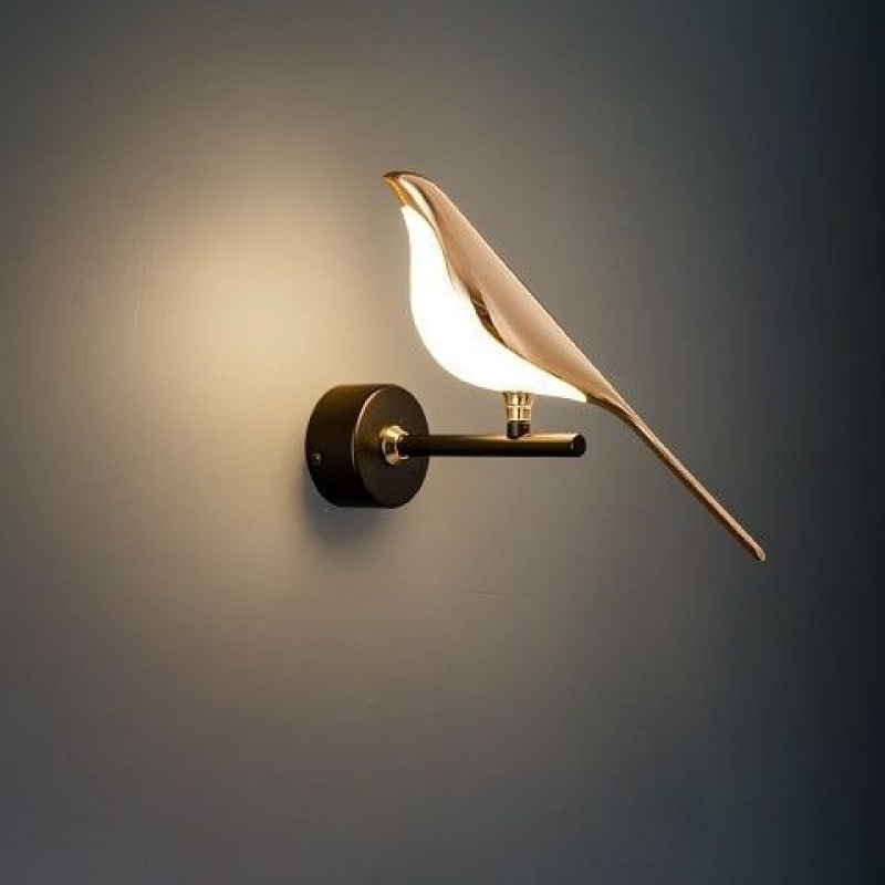 1 Wandleuchte Für Den Innenbereich, Moderne Vogelförmige Lampe, Tischleuchte, Schlichte Und Kreative Wandleuchte