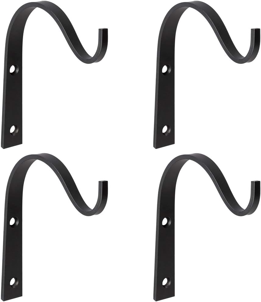 Wandhaken Aus Schmiedeeisen, Geeignet Zum Aufhängen Von Pflanzenlaternen Und Metallhalterungen, 4er-set.