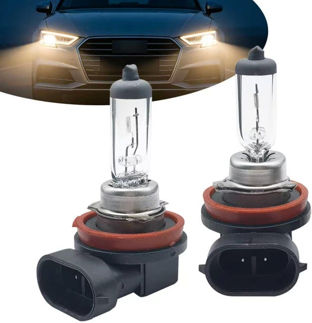 Packung Mit 2 Ersatz-halogen-autolampen, All-in-one-design, Sofort Einsatzbereit (12 V, Warmweißes Licht)