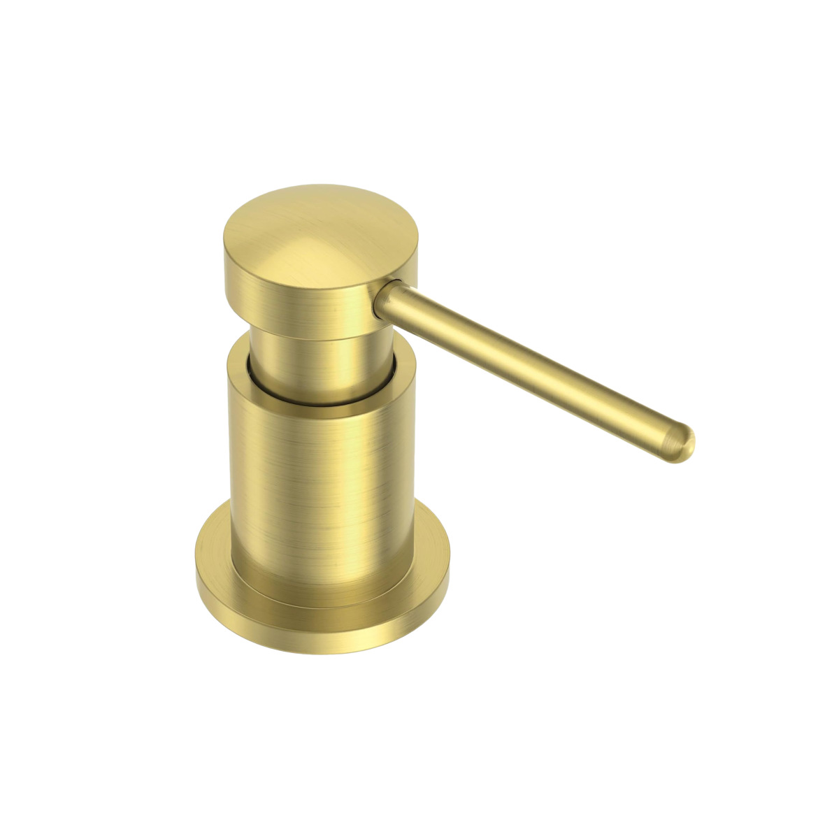 Seifen-/handdesinfektionsmittelspender Für Die Küche, Spülbeckenzubehör, Oberfläche In Gebürstetem Gold.