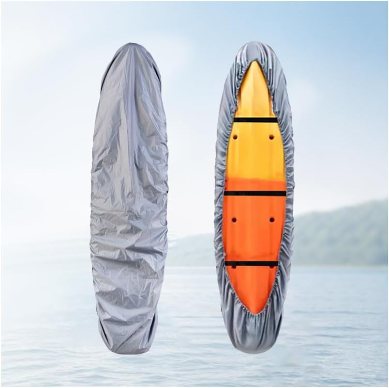 Wasserdichte Kajakabdeckung Aus Oxford-gewebe, Geeignet Für Kanus, Fischerboote Usw., Extra Große Größe (xl: 4,6-5,0 Meter).