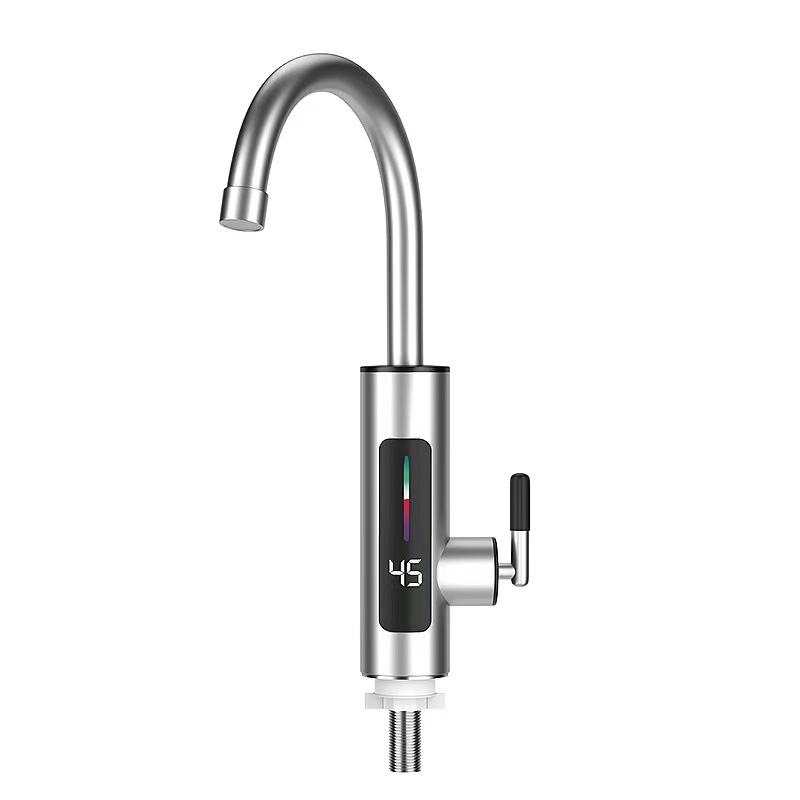 Sofort-heißwasserhahn, Edelstahl-wassererhitzerhahn, Warm- Und Kaltwasser, Mit Led-anzeige.