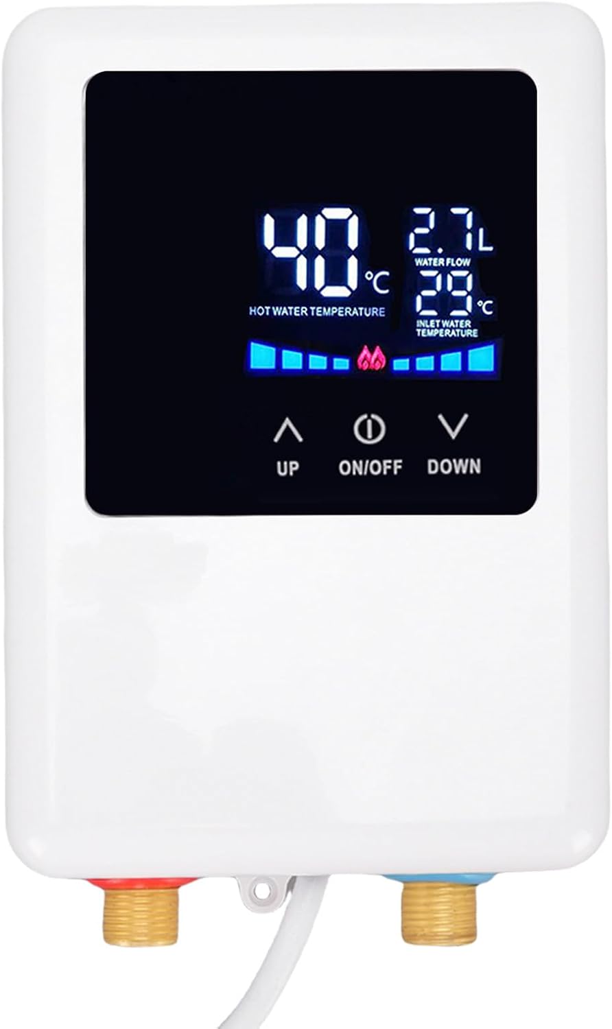 Mini-wassererhitzer, Kleiner 220v 3500w Wand-elektro-wassererhitzer Zur Installation Unter Dem Waschbecken Mit Lcd-bildschirm, Geeignet Für Badezimmer.