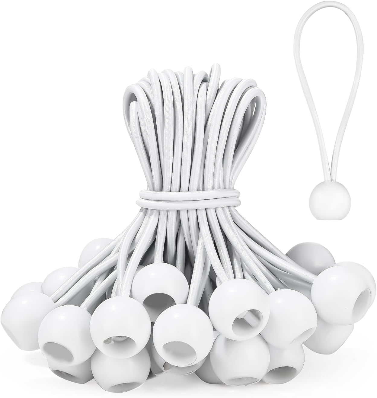 15 Cm Gummispanner, Ideal Für Poolabdeckungen, Zelte, Gartenvorhänge Usw., Packung Mit 50 Stück.