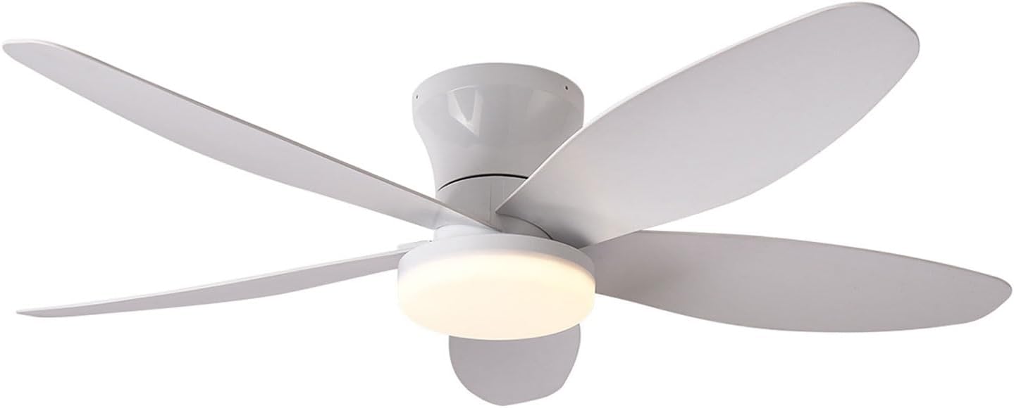 Deckenventilator Mit Licht Und Fernbedienung, Einstellbare Helligkeit, 6 Geschwindigkeitsstufen (weiß).