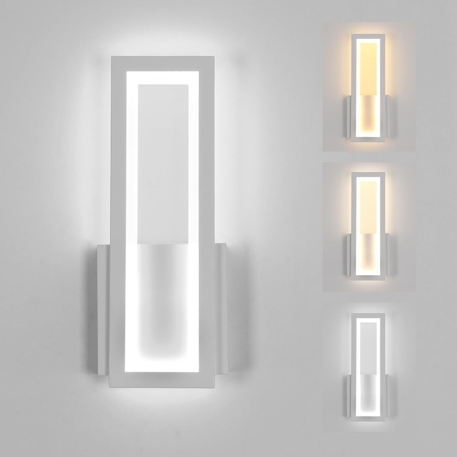 Led-wandleuchte, Modernes Design, Dreifarbiges Weißes Led-licht, Geeignet Für Schlafzimmer Und Flure.