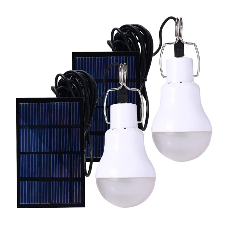 Solar-led-hängeleuchte Für Den Außenbereich, Tragbare Solarlaterne, Wiederaufladbare Solar-led-lampe (2er-pack)