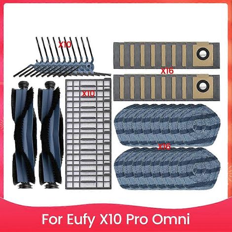 Ersatzteile Für Den Eufy X10 Pro Omni Staubsauger: Hauptbürste, Seitenbürste, Filter, Wischmopp, Staubbeutel