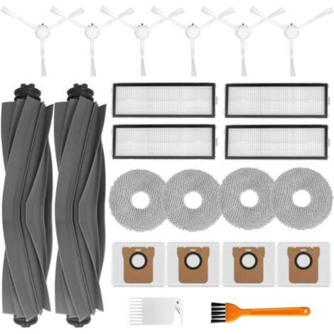 Zubehörset Für Saugroboter – 2 Hauptbürsten – 4 Hepa-filter – 4 X 2,5-liter-staubbeutel – 6 Seitenbürsten – Für Die Modelle Dreame L10 Ultra Und L10s Ultra