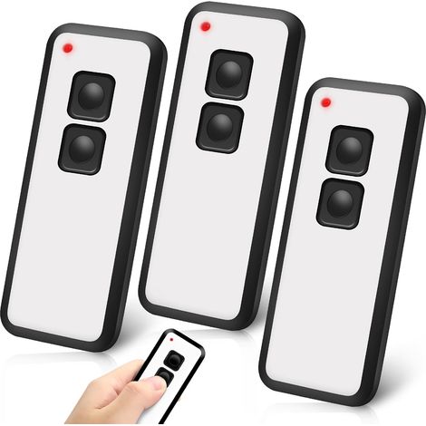 433-mhz-torfernbedienung, Kompatibel Mit Novotron, 3 Stück, 2 Kanäle, Kompatibel Mit Novotron 522, 524, 502 Max43-2, 512 Mix43-2
