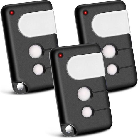 Bardusch 2er-pack Torfernbedienungen, Kompatibel Mit Chamberlain, 433,92 Mhz, 3 Kanäle, Kompatibel Mit Tx4runi, Tx2rev, 84335eml, 84333e, 94333e, 4335eml, Motorlift 500, 700, 1000