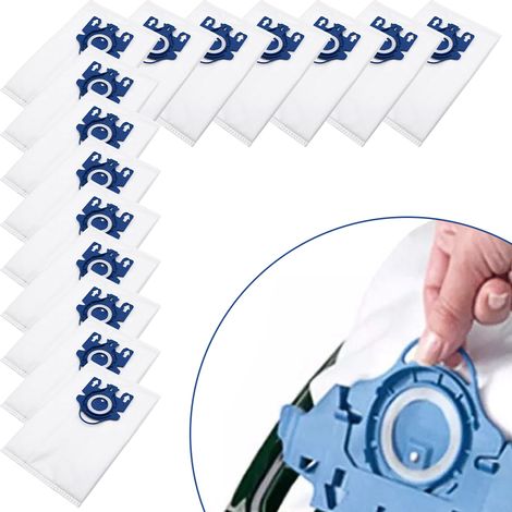 Einweg-staubbeutel Für Miele Gn/hyclean 3d Staubsauger – 99 % Vliesfilter, 15er-packung (blau Oder Rot)