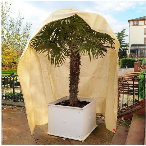 Multitanks – Winter-pflanzenschutzabdeckung 200 X 300 Cm – Wärmegebundenes Polypropylen 70 G/m² – Reißverschluss – Frost- Und Uv-schutz