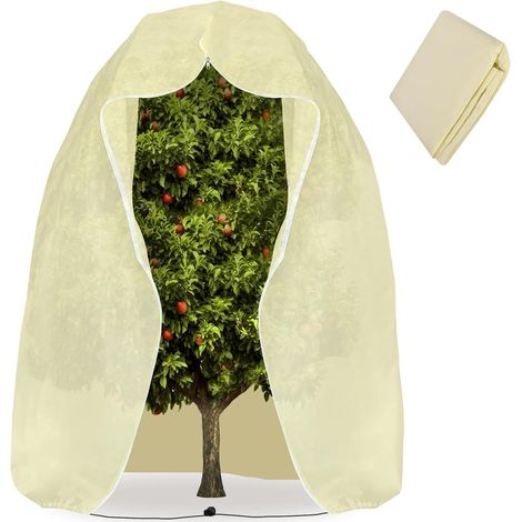 Winterabdeckung Für Topfpflanzen 240 X 200 Cm – Uv-beständiges Vliesgewebe – Schutz Vor Frost Und Vögeln