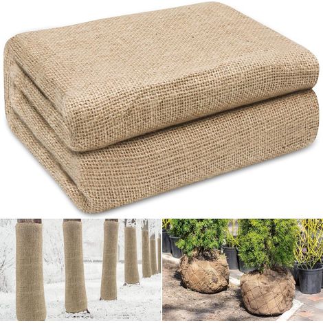 Naturjute-canvas, 102 Cm X 4,57 M – Winterschutz Vor Frost – Hochdichtes Gewebe – Biologisch Abbaubare Materialien
