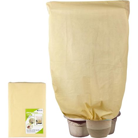 80 G/m² Winterabdeckung Für Pflanzen, Vlies-schutzabdeckung Für Pflanzen, Beige (120 X 180 Cm)