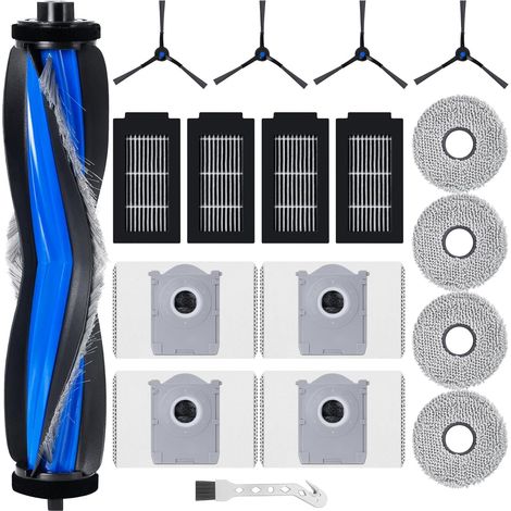 Ecovacs Deebot T50 Zubehörset – Bürste, Walze, Filter, Staubbeutel, Mikrofasertuch