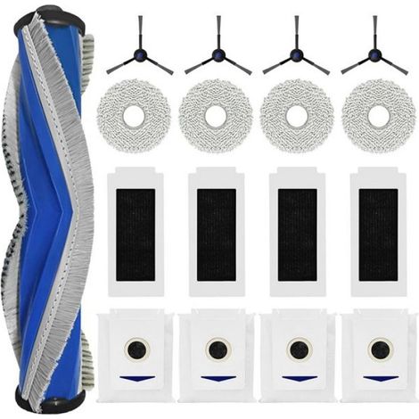 Ersatzzubehörset – Hauptbürste, Hepa-filter, Wischmopp-pad, Staubbeutel – Für Ecovacs Deebot T30 Omni T30 Pro Max – 13-teilig