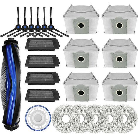 Für Den Ecovacs T50 Pro Omni/t50 Omni Saugroboter: Ersatzteile, Hauptbürsten, Seitenbürsten, Hepa-filter, Staubbeutel Und Wischpads.