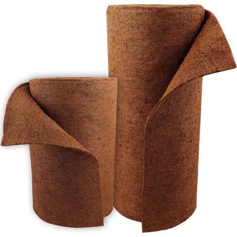 M Kokosfasermatte, Winterschutzmatte, Hinterfüllmatte, 800 G/m² Kokosfasermatte, 0,25 M Breit