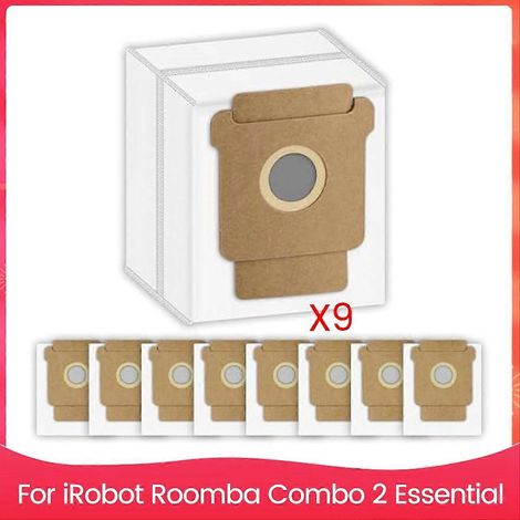 9-teiliges Staubbeutel-set Q0520 Für Den Staubsaugerroboter Essential 2, Zubehörset Für Entsorgungsbeutel