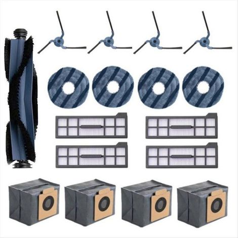 13-teiliges Zubehörset Für Den X10 Pro Omni Saugroboter: Seitenbürste, Hepa-filter, Wischmopp, Staubbeutel, Bodenreinigungsbürste