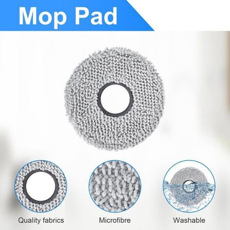 Ecovacs Deebot T50 Zubehörset – Bürste, Walze, Filter, Staubbeutel, Mikrofasertuch, Maske, Handschuhe, Hausschuhe