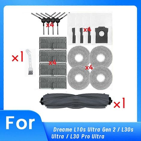 Für Die Saugroboter L10s Ultra Gen 2/l30s Ultra/l30 Pro Ultra: Haupt-/seitenbürsten, Wischmopp, Filter, Staubbeutel