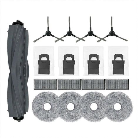 Für X30 Ultra Haupt-/seitenbürsten Hepa-filter Wischmopp-pads Staubbeutel