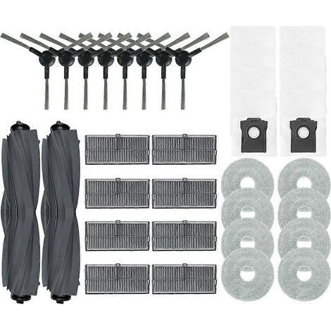 Ersatz-haupt-/seitenbürsten, Hepa-filter, Reinigungspad Und Staubbeutel Für Dreame L10s Pro Ultra. Abnehmbarer Staubbeutel.